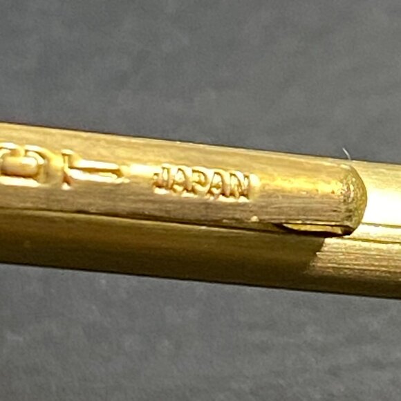 SELECT Pencil, MECHANICAL pencil, metal pen, golden color, ONE Pencil, made in J - Picture 3 of 10